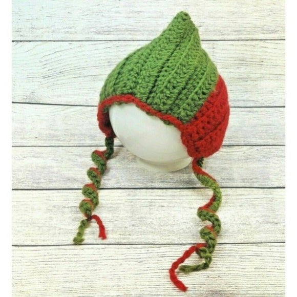 Baby Hat Toddler Knitted Winter Wool Cap Handmade Young Child Crochet Bonnet - Picture 4 of 12